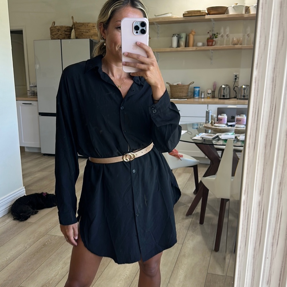 Button up dress